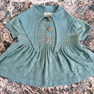 Misha & Puff Scout Grid Sweater Top 12-18 months